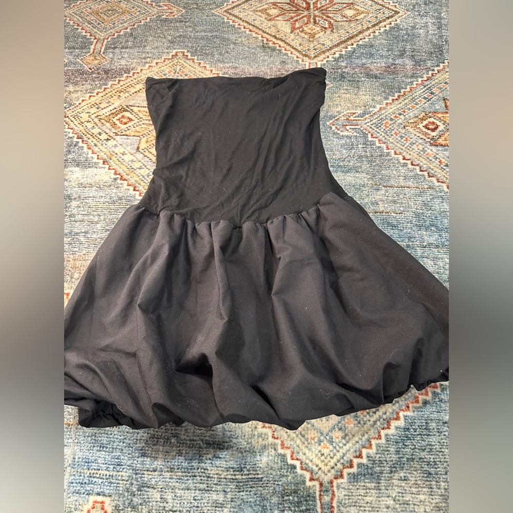 Kimchi Blue Black Mini Bubble Dress